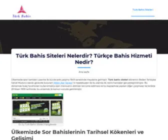 Turkharekat.com(Türkçe Bahis Hizmeti Nedir) Screenshot