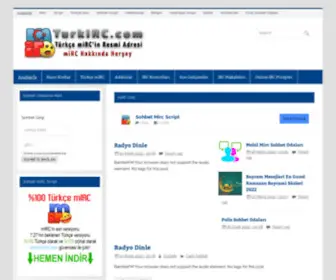 Turkirc.com(Türkçe mIRC indir) Screenshot