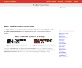 Turkish-Actors.club(The Best Turkish Actors) Screenshot