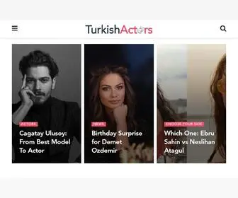 Turkishactors.net(Turkish Actors) Screenshot