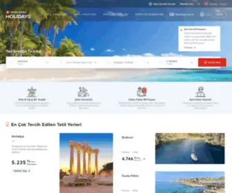 Turkishairlinesholidays.com(Tatil paketleri turkish airlines holidays'de! en i̇yi tatil paketleri fiyatları) Screenshot