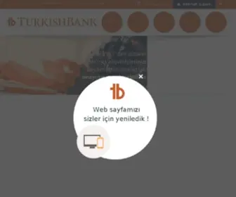 Turkishbank.com(Turkishbank) Screenshot