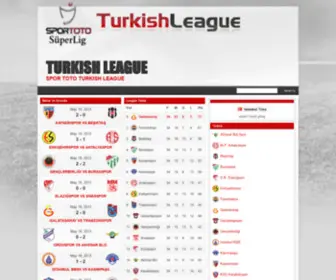 Turkishleague.com(Turkish League) Screenshot