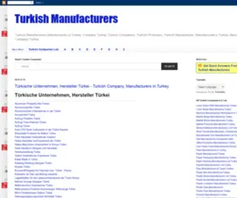 Turkishmanufacturers.org(Turkish Manufacturers Turkish Manufacturers) Screenshot
