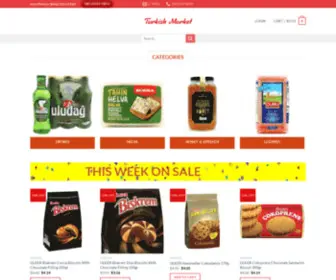 Turkishmarket.com.au(Turkish Grocery Online) Screenshot