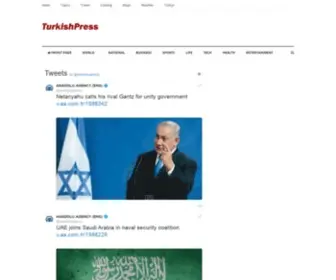 Turkishpress.com(Turkish news in english) Screenshot