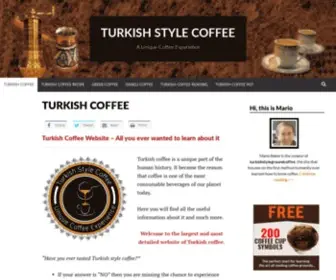 Turkishstylegroundcoffee.com(Turkish coffee) Screenshot