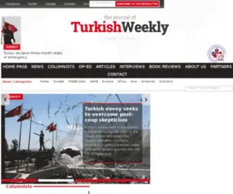 Turkishweekly.net(Journal Of Turkish Weekly) Screenshot