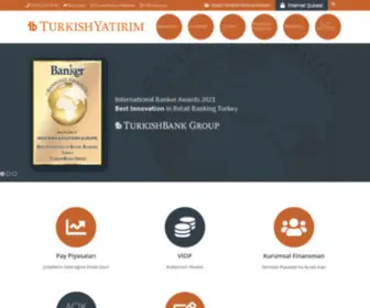 Turkishyatirim.com(Turkish) Screenshot