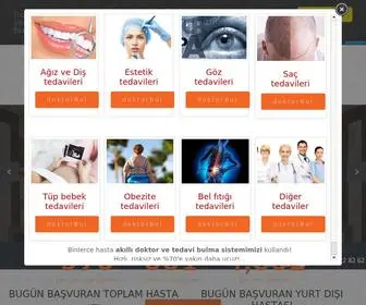 Turkiyede-Tedavi.com(Türkiye'de Tedavi Olanakları & Kampanyalar) Screenshot