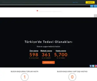 Turkiyedetedavi.com(Türkiye'de Tedavi Olanakları & Kampanyalar) Screenshot