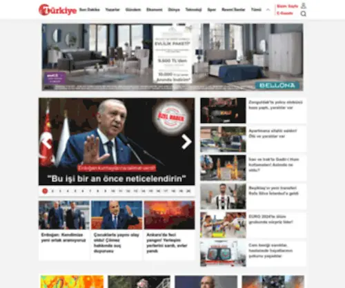 Turkiyegazetesi.com.tr(Türkiye Gazetesi Haber Veren Gazete) Screenshot