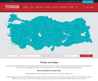 Turkiyeninustalari.org(TÜRKİYE'NİN USTALARI) Screenshot
