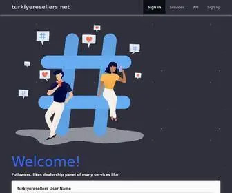 Turkiyeresellers.net(SMM Panel) Screenshot