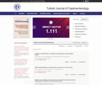 Turkjgastroenterol.org(Turkish Journal of Gastroenterology) Screenshot