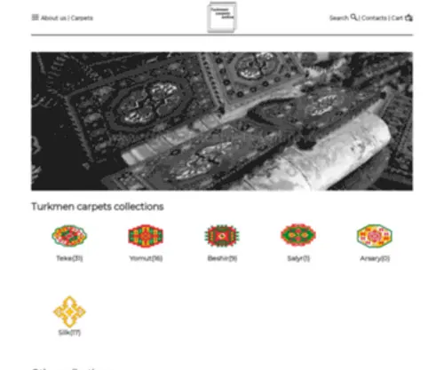 Turkmencarpets-Online.com(Turkmencarpets Online) Screenshot