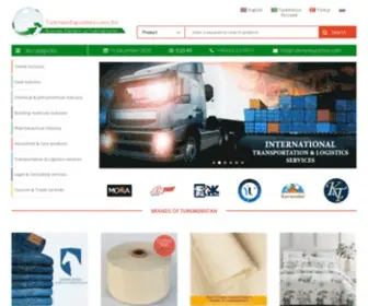 Turkmenexporters.com(Business platform of turkmenistan) Screenshot