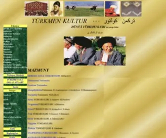 Turkmenkultur.com(TÜRKMEN) Screenshot