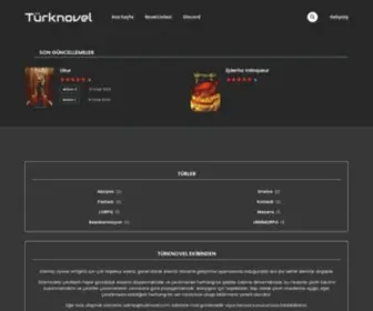 Turknovel.com(Anasayfa) Screenshot