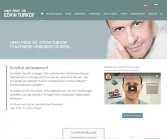 Turkof.com(Plastische Chirurgie Wien) Screenshot