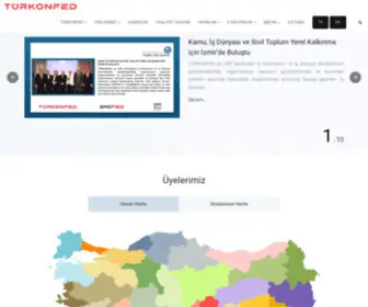 Turkonfed.org(Türk Girişim ve İş Dünyası Konfederasyonu) Screenshot