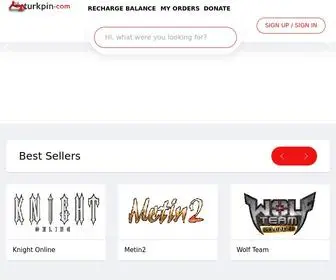 Turkpin.com(En Kaliteli Epin ve Oyun Alışveriş Sitesi) Screenshot