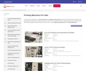 Turkprinting.com(Used Printing Machines & Packaging Machinery For Sale) Screenshot