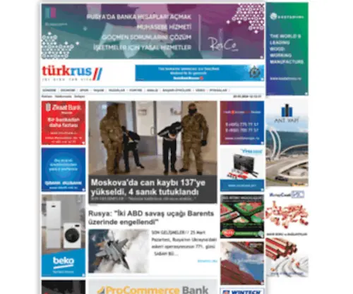 Turkrus.com(Rusya Moskova Haber) Screenshot