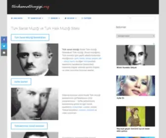 Turksanatmuzigi.org(Türk Sanat Müziği ve Türk Halk Müziği Sitesi) Screenshot