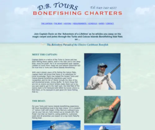 Turksandcaicosbonefishing.com(Turks and Caicos Islands Bonefishing charters on Providenciales) Screenshot