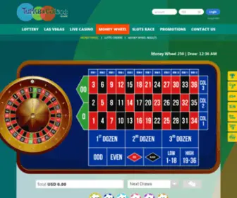 Turksandcaicosgames.com(Money Wheel) Screenshot