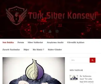 Turksiberkonseyi.org(Türk Siber Konseyi) Screenshot