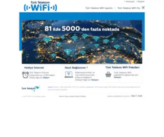 Turktelekomwifi.com(Türk Telekom Wi) Screenshot