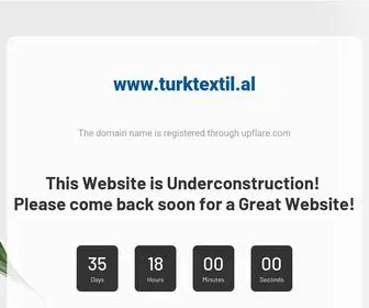 Turktextil.al(This website is underconstruction) Screenshot