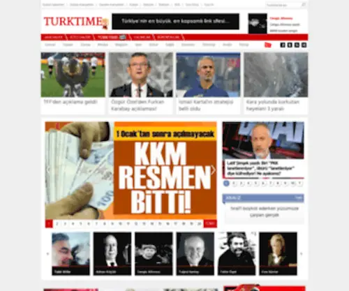 Turktime.com(Ulusal Haber Portal) Screenshot