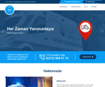 Turkuazteam.com.tr(Özel Ambulans Kiralama) Screenshot