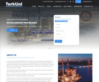 Turkuni.com(Turkey University) Screenshot