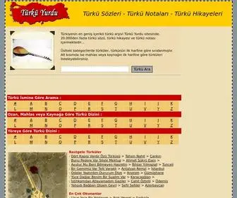 Turkuyurdu.com(Türkü Yurdu) Screenshot