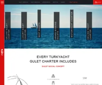 Turkyacht.com(Luxury Gulet Charter Sale & Rent Turkey) Screenshot