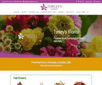 Turleysflorist.com(Flower Delivery and Cut Flowers in Nanaimo) Screenshot