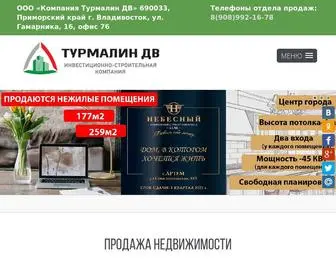 Turmalin-DV.ru(Компания Турмалин ДВ) Screenshot