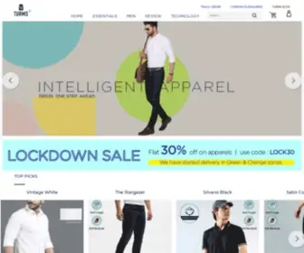 Turmswear.com(Intelligent Apparel) Screenshot