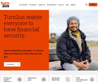 Turn2US.org.uk(Tackling Financial Insecurity Together) Screenshot