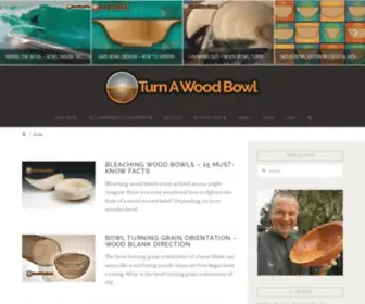 Turnawoodbowl.com(Turn A Wood Bowl) Screenshot