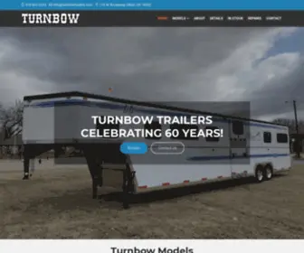 Turnbowtrailers.com(Turnbow Custom Horse Trailer) Screenshot