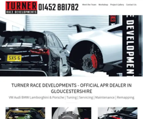 Turner-Race-Developments.co.uk(Turner race developments south west UK car tuning company) Screenshot