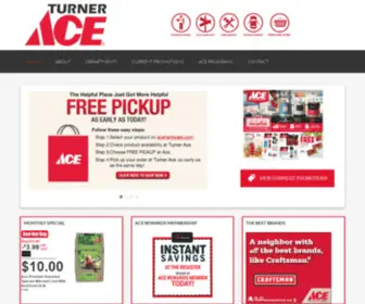 Turnerace.com(Turner ACE Hardware & Garden Center) Screenshot