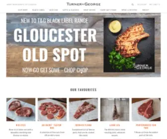 Turnerandgeorge.co.uk(Finest Online Butcher in the UK) Screenshot