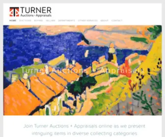 Turnerauctionsonline.com(Turner Auctions) Screenshot