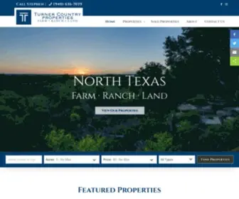 Turnercountryproperties.com(North Texas Properties for Sale) Screenshot